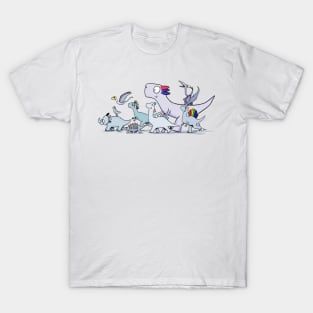 Queerosaurus walk T-Shirt